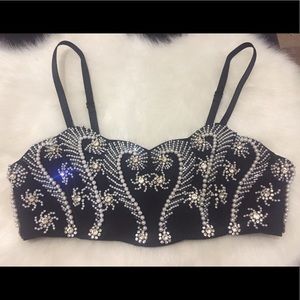 COPY - Exquisitely Embellished Crop Top